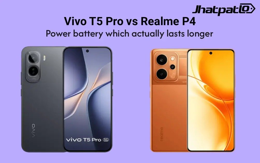  Vivo T5 Pro vs Realme P4 Power battery comparison that makes the bulk question